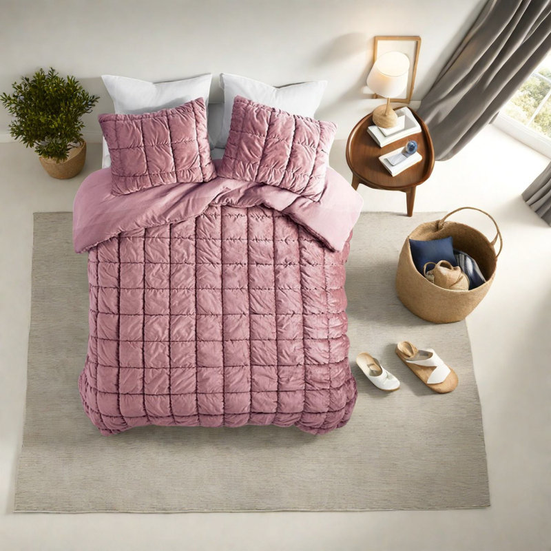 Ensembles de literie simple et confortable, velours de polyester luxueux, confort moderne pour la maison