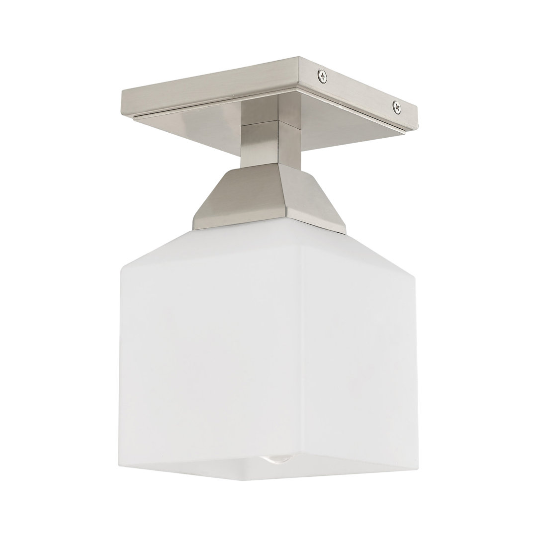 Billington Glass Semi Flush Mount Wade Logan® Shade 