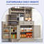 Armoire de rangement avec garde-manger Gracie Oaks-276672469