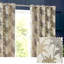 Galapagos Polyester Room Darkening Eyelet Curtain Pair-1260935911-1260935917