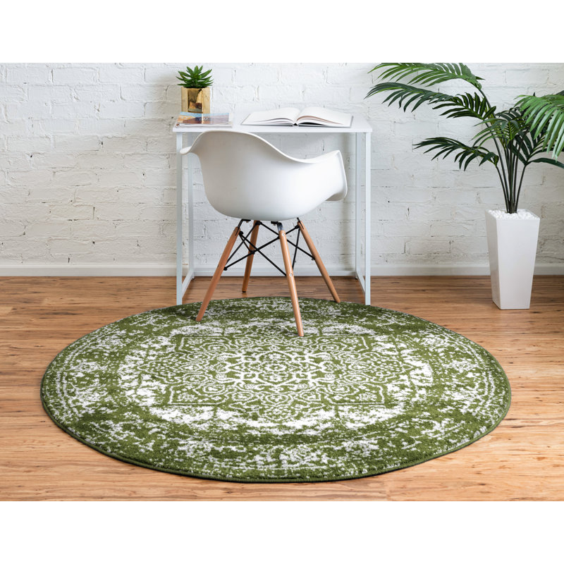 Giverny Oriental Indoor Rug, Round 5'3"