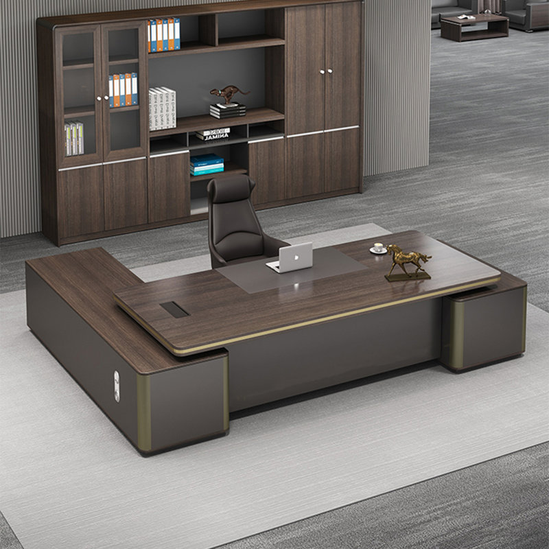 Bureau en L 102,36 po, H 29,92 po x l 102,36 po x P 70,87 po