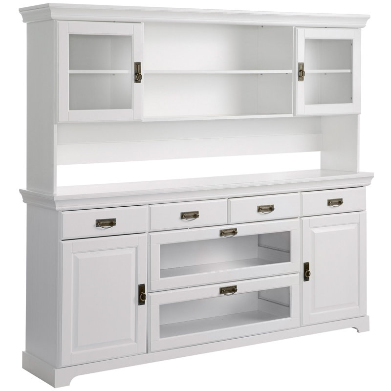Breindel Dining Hutch Welsh Dresser, White