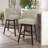 Arihan Swivel Upholstered Counter Stool with Solid Wood Frame-1526921970