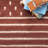 Clarita Striped Wool Rust Area Rug-467622750