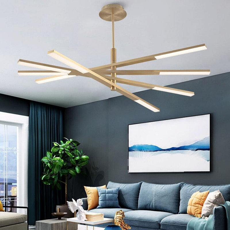 Becket 8 - Light Sputnik LED Chandelier