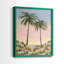 Impression encadrée Sunrise Palms I-Premium - prête à être accrochée - aucun clou requis - aucun clou requis-108025215-108025214