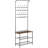 Entryway Organizer With Coat Hooks, Shoe Rack, And Storage Bench For Efficient Home Organization