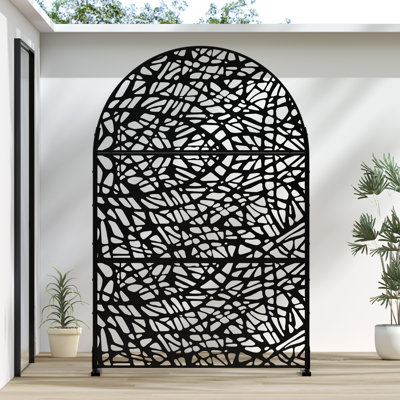Metal Privacy Screen Fence Panel by Dovelina
