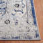 Tapis oriental en polyester tissé à la machine en gris / bleu-87678615