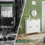 8 Pair Shoe Storage Cabinet