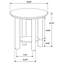 Ensemble de 3 tables basses Lajoie-595446031-595446029