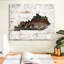 Kentucky Home Map sur impression sur toile-1657869462