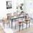 Sherpa Upholstered Metal Dining Chairs-1389094372-1351667565