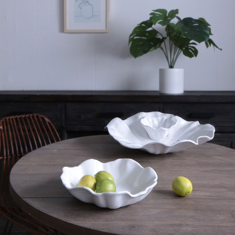 Bol moyen Vida Bloom (blanc)