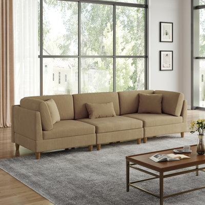 120.4'' Corduroy Sofa
