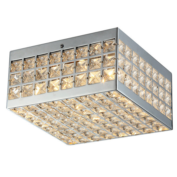 Plafonnier encastré carré 9" 4 lumières Peggy