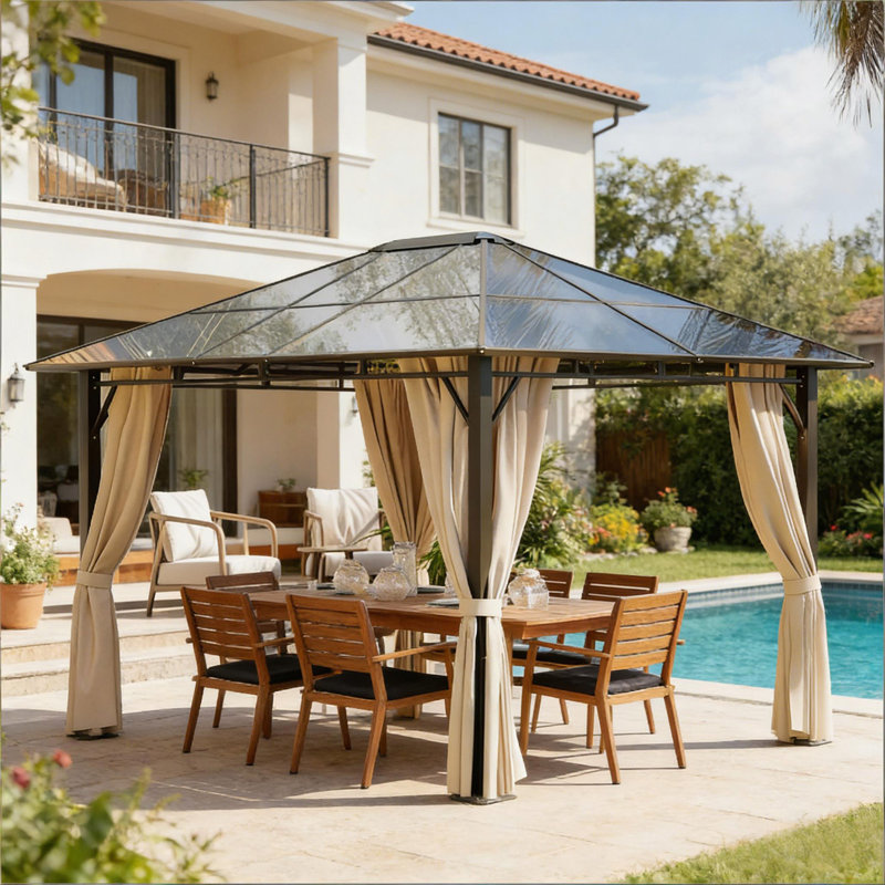 Pavillon de jardin extérieur, pavillon de jardin