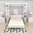 Queen Wood Murphy Bed with Sofa-1647082546