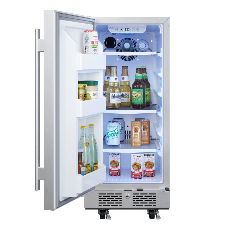 Avallon 3.35 Cubic Feet Convertible Mini Fridge, Left