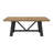 Black Trestle Table With Leaf