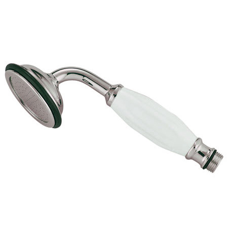 Essentials Decorative Diverter Full/Standard Handheld Shower Head, Satin Nickel