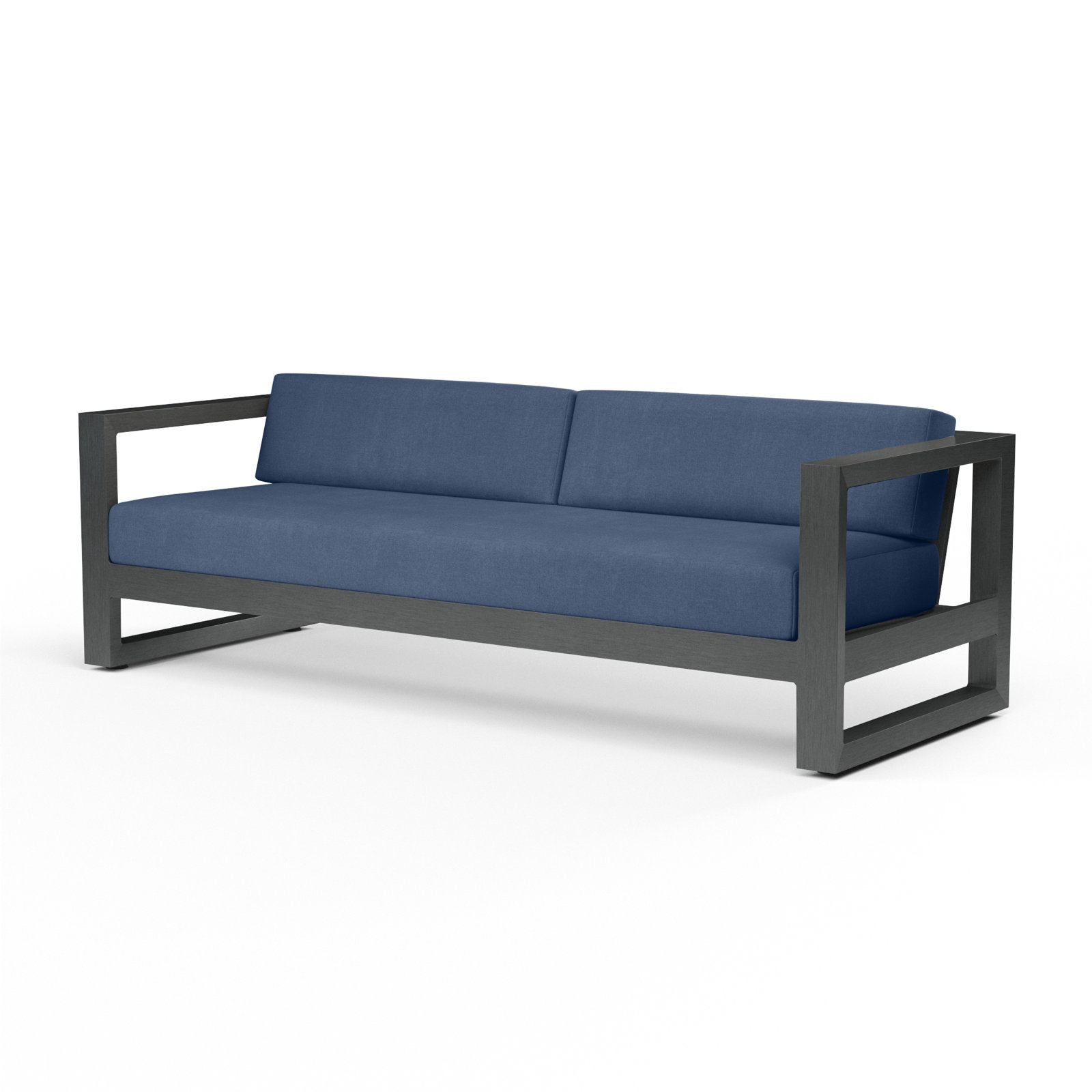 Georgie 90" Sunbrella® Patio Loveseat, Spectrum Indigo Sunbrella®, 2