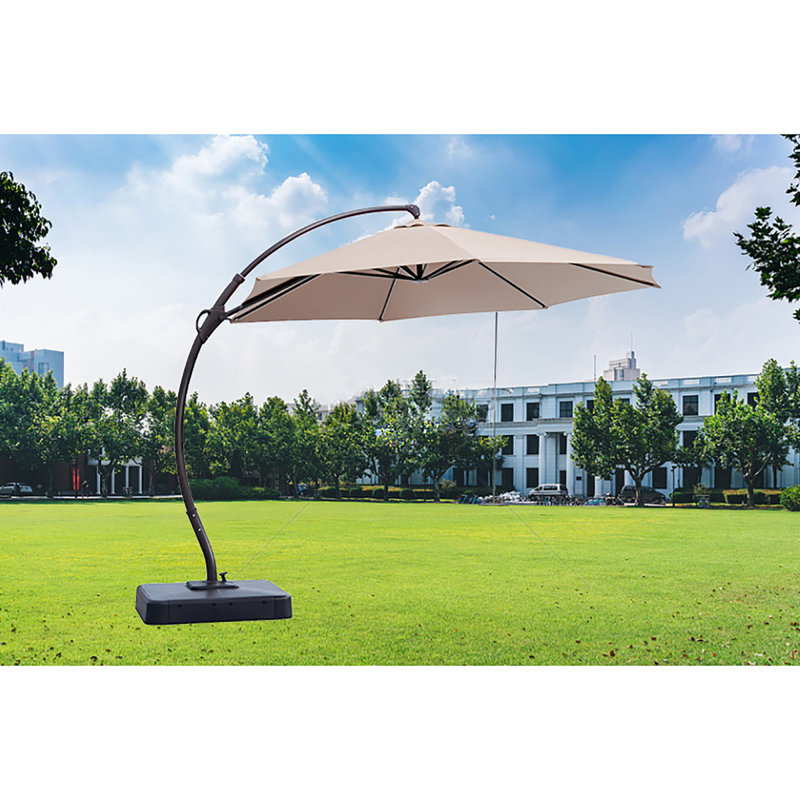 Parasol de patio pour l'extérieur, Kaki