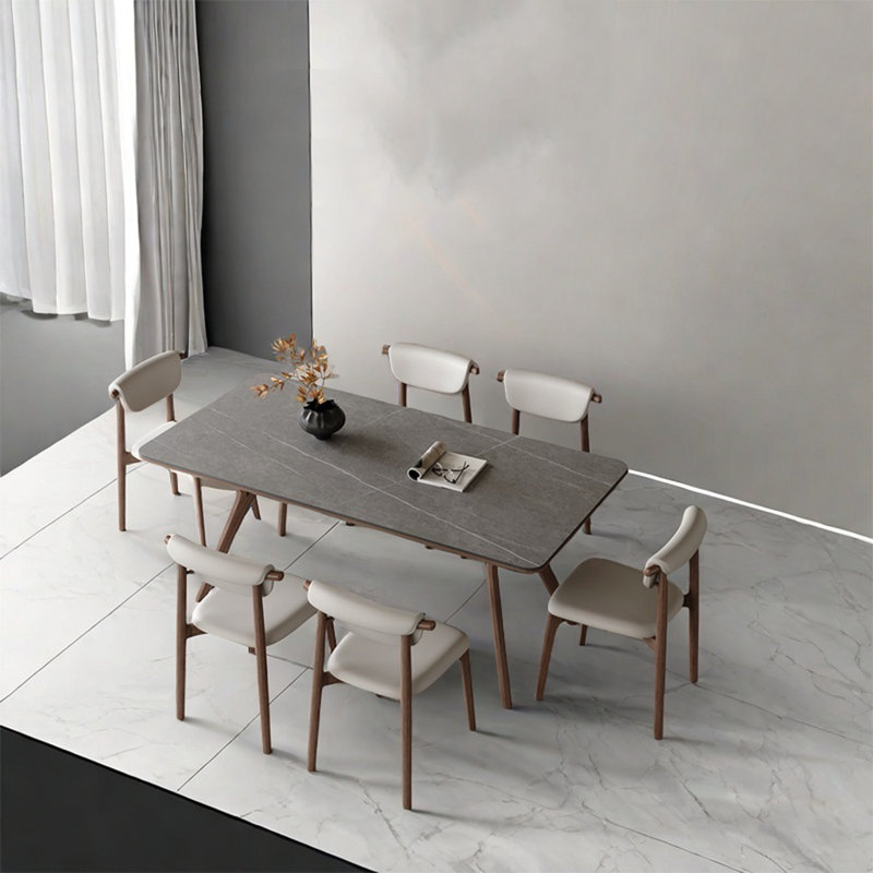 solid-wood dining table sets, 29.52"H x 59.05"L x 31.49"W