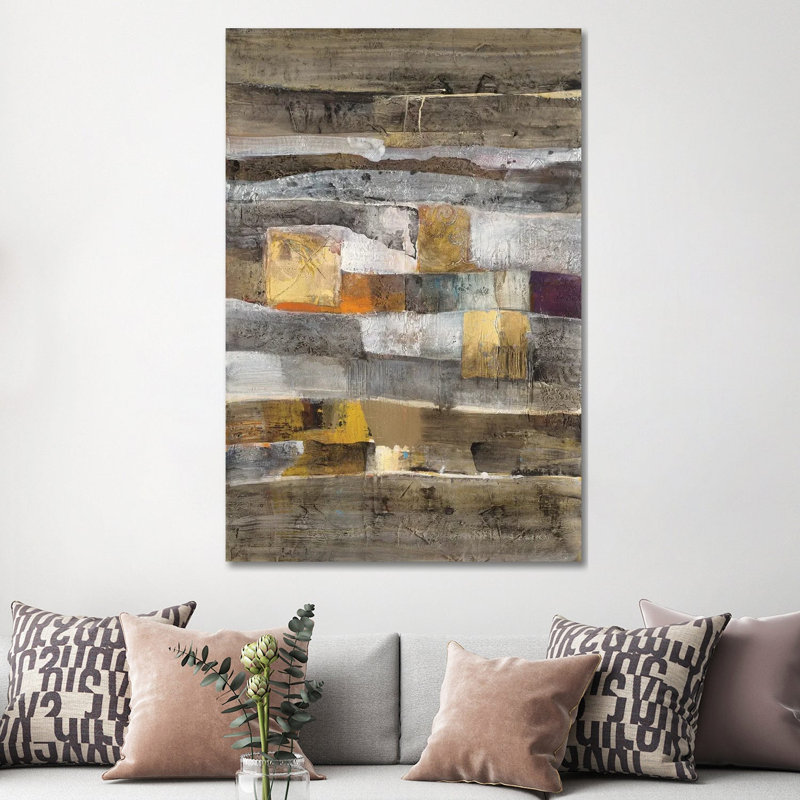 Pueblo I by Albena Hristova - Wrapped Canvas Painting, 152.5 cm H x 101.5 cm W