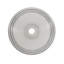 Lavabo de salle de bain rond en cristal 14 po sans robinet, transparent-298464968