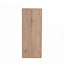 Armoire latérale de salle de bain 12 po avec portes à fermeture en douceur, montage flottant et finition imitation chêne pour un rangement moderne et efficace