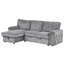 Ustyle Sleeper With Storage Bags And Armrest Cup Holders - 3 Furniture Relaxing Sectional Beverage-688962726