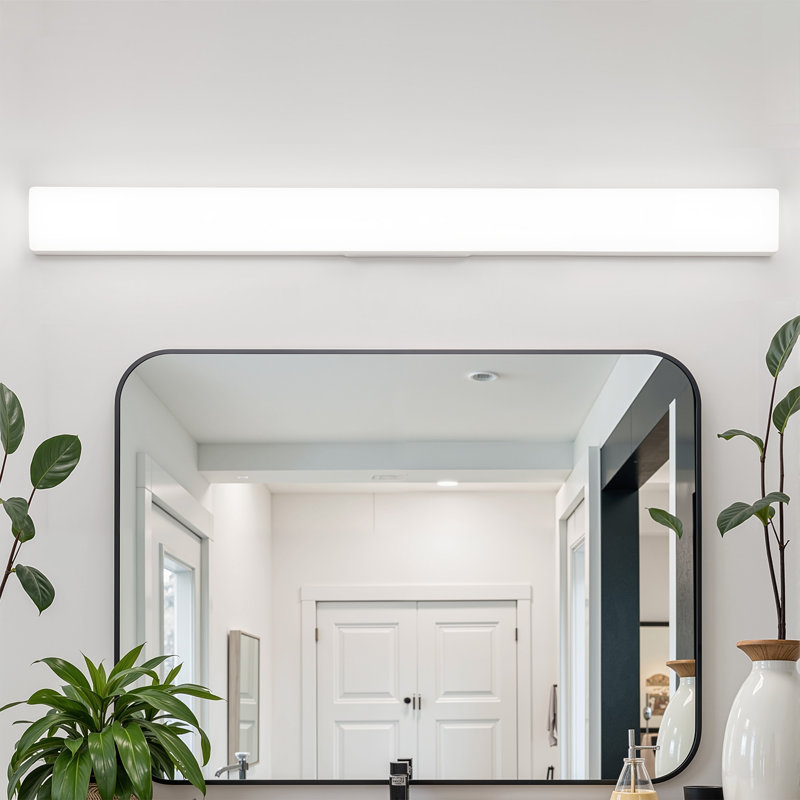 Barre lumineuse carrée / rectangulaire pour salle de bain à DEL 6500K