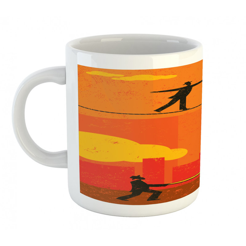 Grande tasse à café cirque