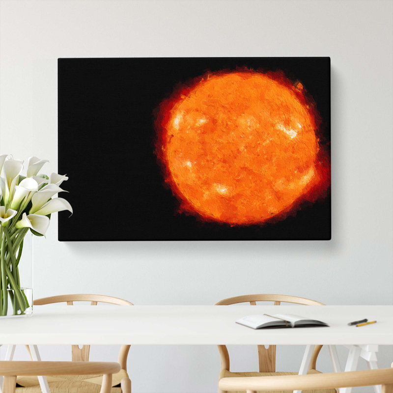The Surface Of The Sun - Wrapped Canvas, 50cm H x 76cm W x 3cm D
