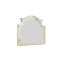 Miroir de chambre à coucher en bois massif traditionnel beige antique - Option élégante, caractéristique élégante