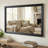 Larue Wood Framed Mirror with Safety Backing for Bathroom / Vanity Mirror-2063205948-2063211802