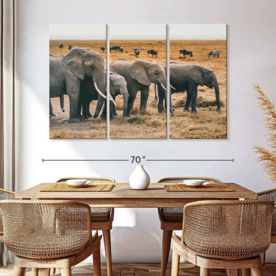 Amboseli Herd Of Elephants