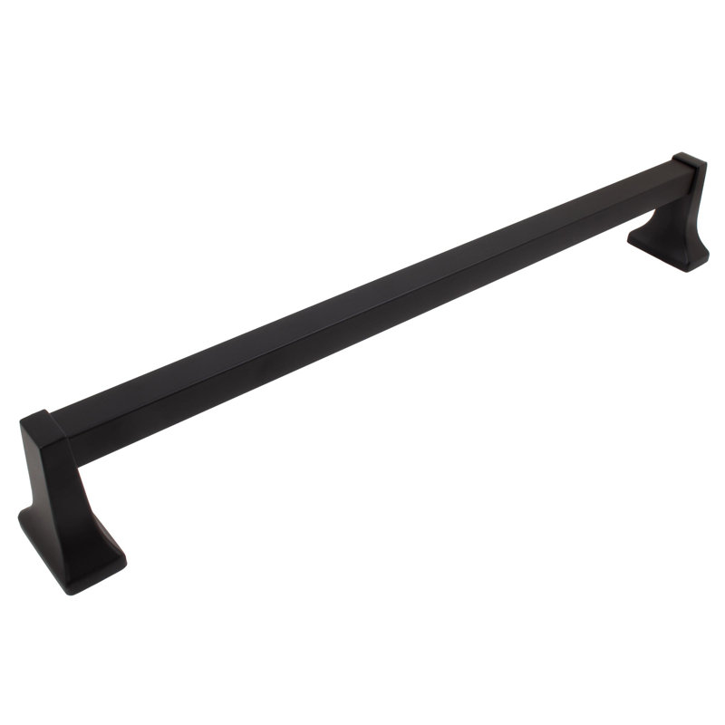 Barre à serviettes Lakewood, noir mat par Quincaillerie Stone Harbor