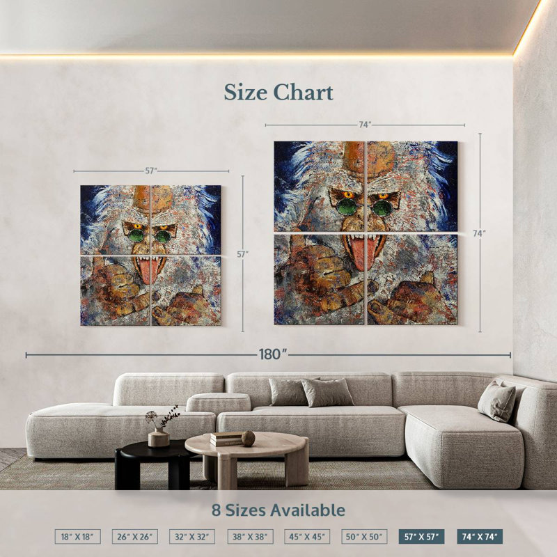Brampt Hipster Yeti, 57'' H x 57'' W
