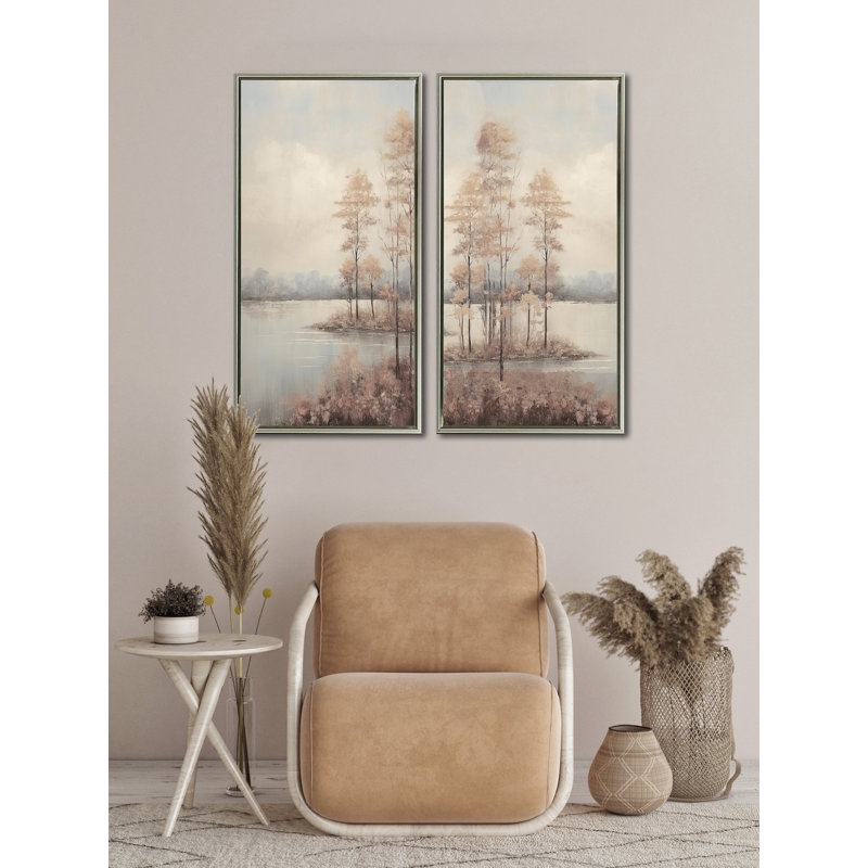 «Radiant Oak Forest I», art mural sur toile