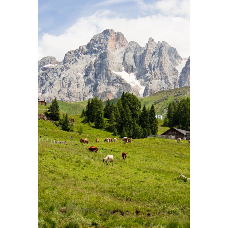 Leavens Mountain Landscape - Wrapped Canvas Print, 46cm H x 30cm W x 3.8cm D