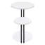 Table d'appoint ronde à 3 niveaux Dixon