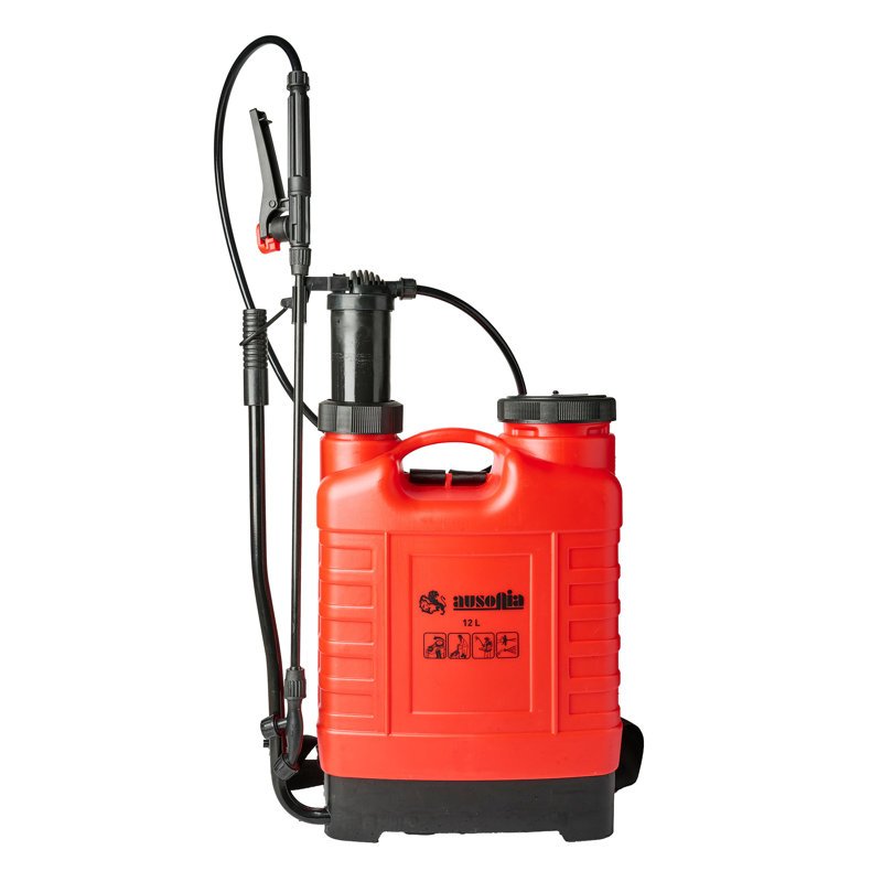 Pompe manuelle avec sac à dos - Pompe de pulvérisation de 12 L / 3,17 gallons avec 3 buses de pulvérisation pour les engrais, les pesticides, l'arrosage, le nettoyage et la protection - Récipient de pulvérisation avec sangles