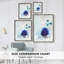 «Spare Blue I», reproduction encadrée - bois massif-434789693