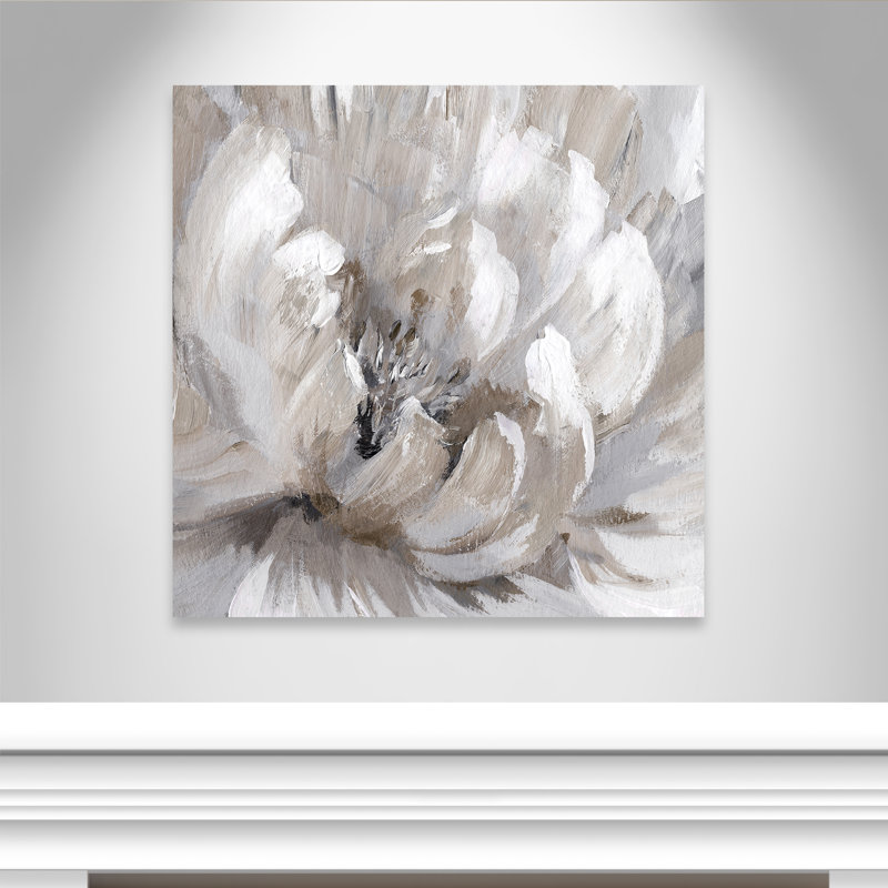 Éclat de printemps II - Peinture, Toile tendue, H 45 po x l 45 po x P 1,38 po