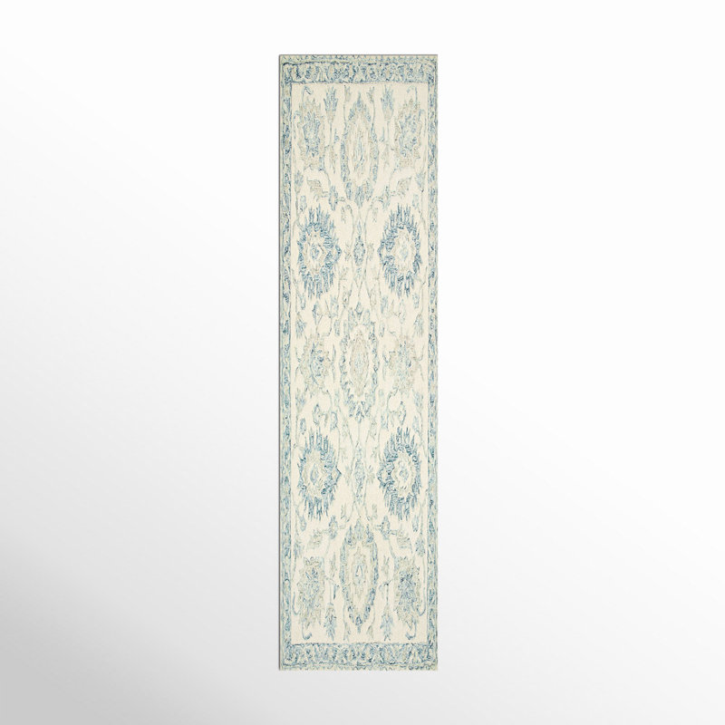 Aden Hand Hooked Wool Oriental Indoor Rug, Runner 2'6" x 9'9"