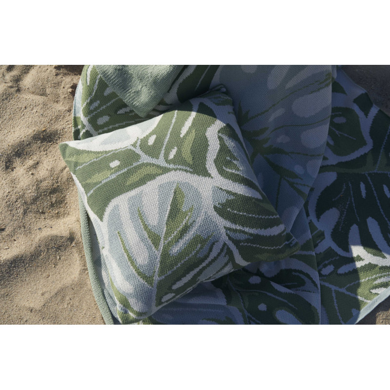 Jeté intérieur / extérieur Monstera