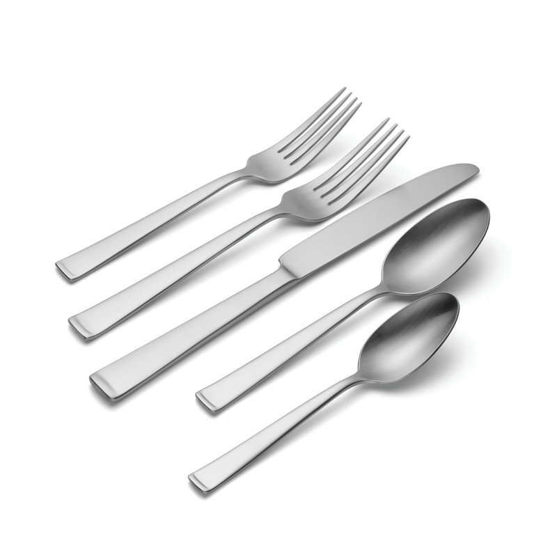 Oneida Satin Lewin 65 Piece Fine Flatware Set